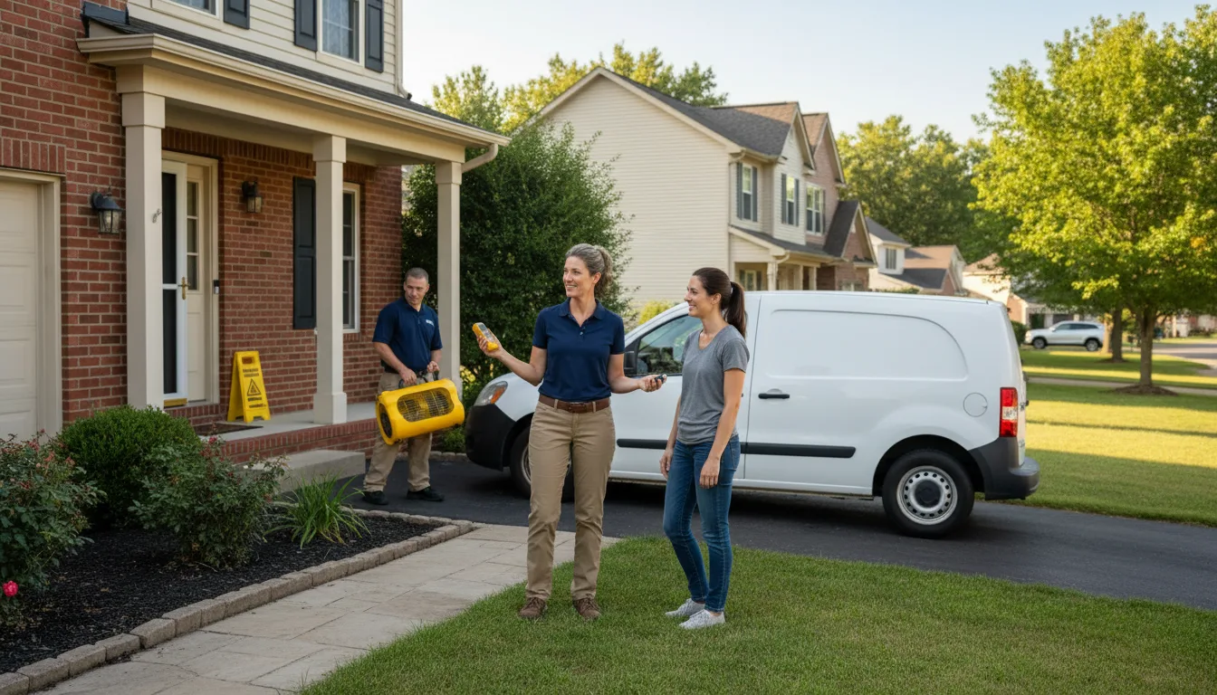 Water restoration image for Dehumidification And Cleanup Services in Roseland, LA